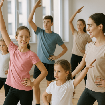 20250818_2004_Warsztaty Taneczne Dla Dzieci_simple_compose_01k2z5h148fchsgp1g1ccmneve